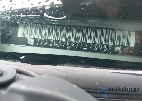 2007 Chevrolet Malibu Ltz из США, поврежденный, VIN 1G1ZU57NX7F118938